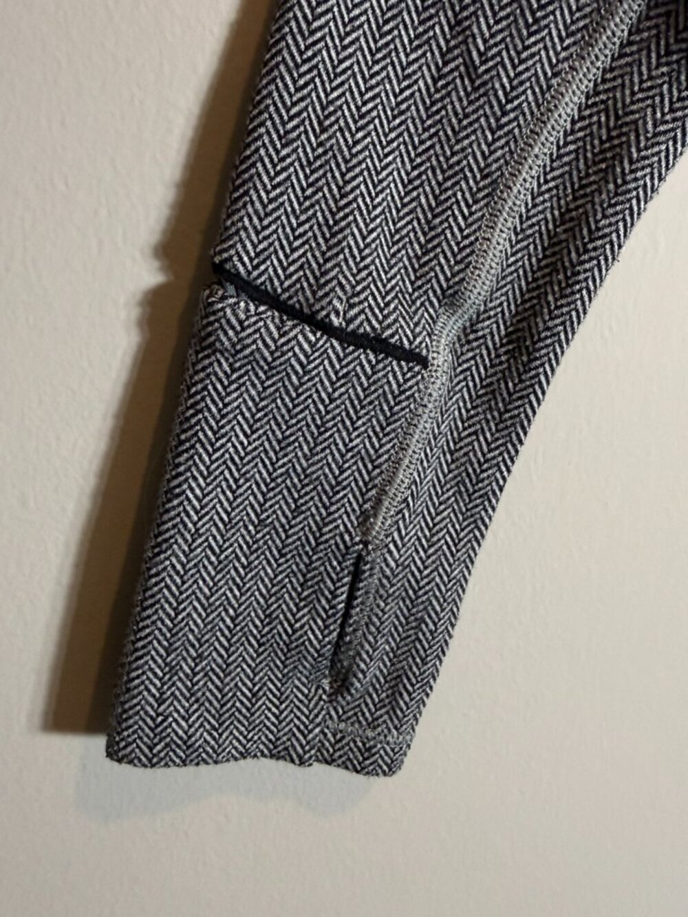Lululemon Think Fast Long Sleeve Top Womens 6 Heathered Herringbone Workout Rulu - Picture 11 of 15